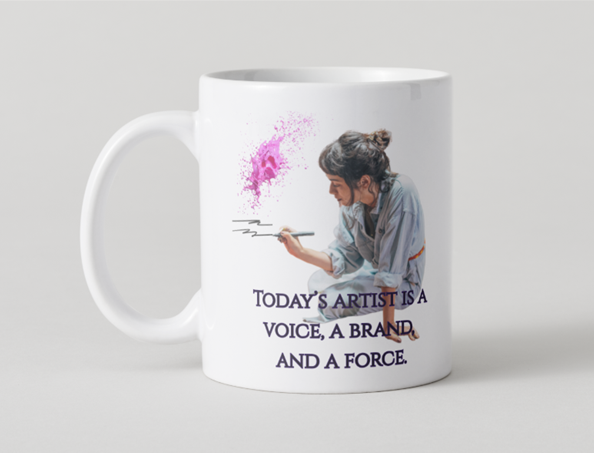 Artist mug front