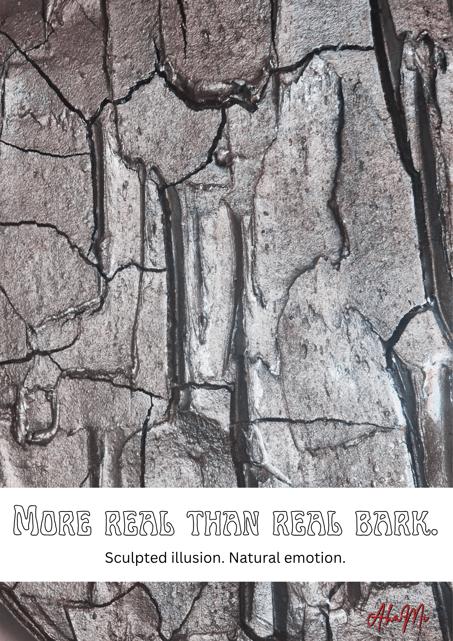 Wall Canvas – Where Bark Becomes Brilliance (front)
