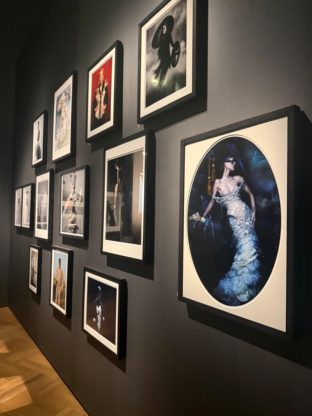 Gallery of fashion photography at the Schiaparelli exhibition