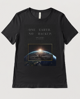 Safe Earth black T-shirt front