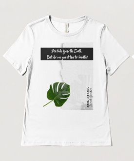 Safe Planet white T-shirt front
