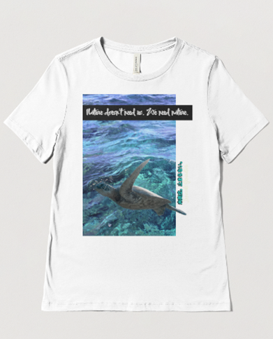 Safe Earth white T-shirt front